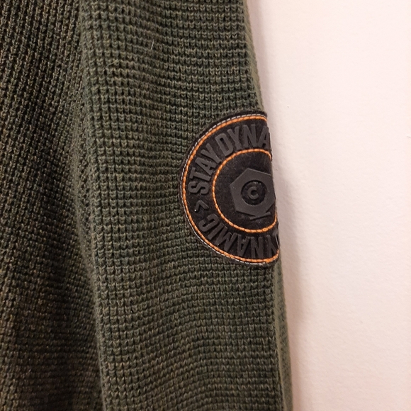 Jack & Jones jcobadge XL forest Night athletic fit hooded Sweatshirt - Picture 5 of 9